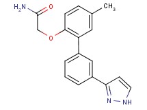 2-{[5-methyl-3'-(1H-pyrazol-3-yl)-2-biphenylyl]oxy}acetamide