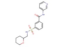 N-pyridin-3-yl-3-{[(tetrahydro-2H-pyran-2-ylmethyl)amino]sulfonyl}benzamide