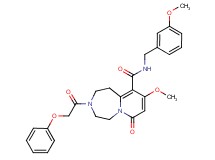 9-methoxy-N-(3-methoxybenzyl)-7-oxo-3-(phenoxyacetyl)-1,2,3,4,5,7-hexahydropyrido[1,2-d][1,4]diazepine-10-carboxamide