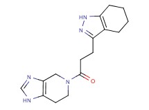 5-[3-(4,5,6,7-tetrahydro-1H-indazol-3-yl)propanoyl]-4,5,6,7-tetrahydro-1H-imidazo[4,5-c]pyridine