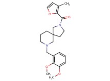 7-(2,3-dimethoxybenzyl)-2-(3-methyl-2-furoyl)-2,7-diazaspiro[4.5]decane
