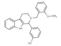 3-[2-(2-methoxybenzyl)-2,3,4,9-tetrahydro-1H-beta-carbolin-1-yl]phenol
