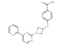 4-({1-[4-(2-pyridinyl)-2-pyrimidinyl]-3-azetidinyl}oxy)benzoic acid