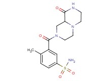 4-methyl-3-[(9-oxooctahydro-2H-pyrazino[1,2-a]pyrazin-2-yl)carbonyl]benzenesulfonamide