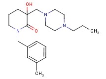 3-hydroxy-1-(3-methylbenzyl)-3-[(4-propyl-1-piperazinyl)methyl]-2-piperidinone
