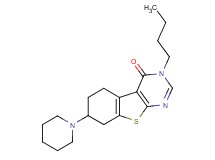 3-butyl-7-(1-piperidinyl)-5,6,7,8-tetrahydro[1]benzothieno[2,3-d]pyrimidin-4(3H)-one