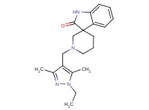 1'-[(1-ethyl-3,5-dimethyl-1H-pyrazol-4-yl)methyl]spiro[indole-3,3'-piperidin]-2(1H)-one