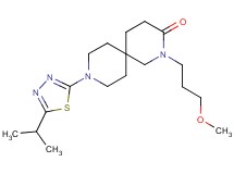 9-(5-isopropyl-1,3,4-thiadiazol-2-yl)-2-(3-methoxypropyl)-2,9-diazaspiro[5.5]undecan-3-one