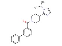 1-(3-biphenylylcarbonyl)-4-(1-isopropyl-1H-imidazol-2-yl)piperidine
