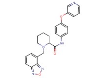 1-(2,1,3-benzoxadiazol-4-ylmethyl)-N-[4-(3-pyridinyloxy)phenyl]-2-piperidinecarboxamide