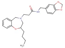 N-(1,3-benzodioxol-5-ylmethyl)-3-(2-butyl-2,3-dihydro-1,4-benzoxazepin-4(5H)-yl)propanamide