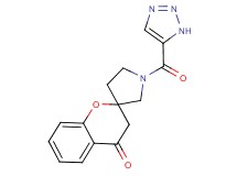 1'-(1H-1,2,3-triazol-5-ylcarbonyl)spiro[chromene-2,3'-pyrrolidin]-4(3H)-one