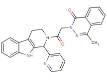 4-methyl-2-{2-oxo-2-[1-(2-pyridinyl)-1,3,4,9-tetrahydro-2H-beta-carbolin-2-yl]ethyl}-1(2H)-phthalazinone