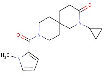 2-cyclopropyl-9-[(1-methyl-1H-pyrrol-2-yl)carbonyl]-2,9-diazaspiro[5.5]undecan-3-one