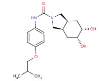(3aR*,5R*,6S*,7aS*)-5,6-dihydroxy-N-(4-isobutoxyphenyl)octahydro-2H-isoindole-2-carboxamide