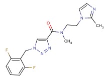 1-(2,6-difluorobenzyl)-N-methyl-N-[2-(2-methyl-1H-imidazol-1-yl)ethyl]-1H-1,2,3-triazole-4-carboxamide