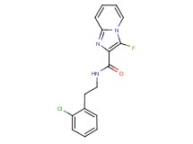 N-[2-(2-chlorophenyl)ethyl]-3-fluoroimidazo[1,2-a]pyridine-2-carboxamide