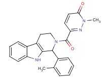 2-methyl-6-{[1-(2-methylphenyl)-1,3,4,9-tetrahydro-2H-beta-carbolin-2-yl]carbonyl}-3(2H)-pyridazinone