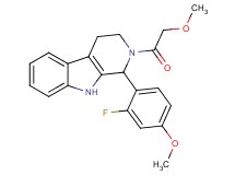 1-(2-fluoro-4-methoxyphenyl)-2-(methoxyacetyl)-2,3,4,9-tetrahydro-1H-beta-carboline