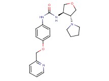 N-[4-(pyridin-2-ylmethoxy)phenyl]-N'-[(3R*,4R*)-4-pyrrolidin-1-yltetrahydrofuran-3-yl]urea