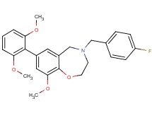 7-(2,6-dimethoxyphenyl)-4-(4-fluorobenzyl)-9-methoxy-2,3,4,5-tetrahydro-1,4-benzoxazepine