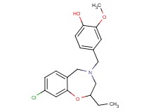 4-[(8-chloro-2-ethyl-2,3-dihydro-1,4-benzoxazepin-4(5H)-yl)methyl]-2-methoxyphenol