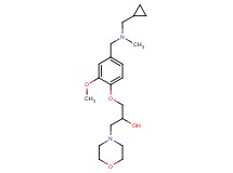 1-(4-{[(cyclopropylmethyl)(methyl)amino]methyl}-2-methoxyphenoxy)-3-morpholin-4-ylpropan-2-ol