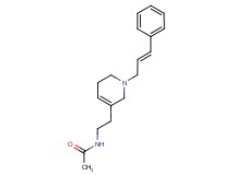 N-(2-{1-[(2E)-3-phenylprop-2-en-1-yl]-1,2,5,6-tetrahydropyridin-3-yl}ethyl)acetamide