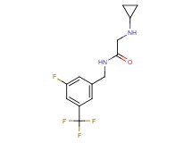 N~2~-cyclopropyl-N~1~-[3-fluoro-5-(trifluoromethyl)benzyl]glycinamide