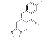 N-(4-fluorobenzyl)-N-[(1-methyl-1H-imidazol-2-yl)methyl]prop-2-en-1-amine