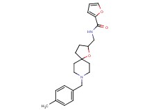 N-{[8-(4-methylbenzyl)-1-oxa-8-azaspiro[4.5]dec-2-yl]methyl}-2-furamide