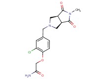 2-(2-chloro-4-{[(3aR*,6aS*)-5-methyl-4,6-dioxohexahydropyrrolo[3,4-c]pyrrol-2(1H)-yl]methyl}phenoxy)acetamide