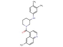 N-(3,4-dimethylphenyl)-1-[(6-methyl-4-quinolinyl)carbonyl]-3-piperidinamine