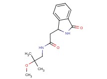 N-(2-methoxy-2-methylpropyl)-2-(3-oxo-2,3-dihydro-1H-isoindol-1-yl)acetamide