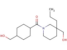 (1-{[4-(hydroxymethyl)cyclohexyl]carbonyl}-3-propyl-3-piperidinyl)methanol