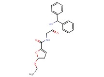 N-{2-[(diphenylmethyl)amino]-2-oxoethyl}-5-ethoxy-2-furamide