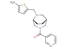 (1R*,5R*)-6-[(5-methyl-2-thienyl)methyl]-3-(3-pyridinylcarbonyl)-3,6-diazabicyclo[3.2.2]nonane