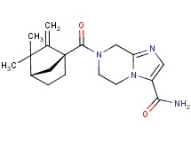 7-{[(1S*,4S*)-3,3-dimethyl-2-methylenebicyclo[2.2.1]hept-1-yl]carbonyl}-5,6,7,8-tetrahydroimidazo[1,2-a]pyrazine-3-carboxamide