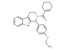 2-(1-cyclohexen-1-ylcarbonyl)-1-(4-ethoxyphenyl)-2,3,4,9-tetrahydro-1H-beta-carboline