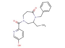 4-benzyl-3-ethyl-1-[(5-hydroxypyridin-2-yl)carbonyl]-1,4-diazepan-5-one