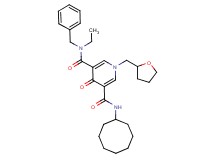 N-benzyl-N'-cyclooctyl-N-ethyl-4-oxo-1-(tetrahydro-2-furanylmethyl)-1,4-dihydro-3,5-pyridinedicarboxamide