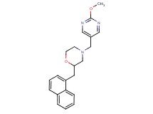 4-[(2-methoxy-5-pyrimidinyl)methyl]-2-(1-naphthylmethyl)morpholine
