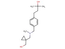 4-(4-{[{[1-(hydroxymethyl)cyclopropyl]methyl}(methyl)amino]methyl}phenyl)-2-methyl-2-butanol