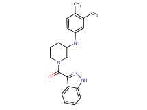 N-(3,4-dimethylphenyl)-1-(1H-indazol-3-ylcarbonyl)-3-piperidinamine