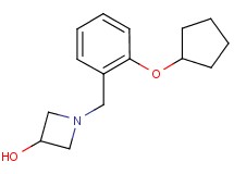1-[2-(cyclopentyloxy)benzyl]azetidin-3-ol