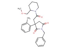 1-benzyl-3-{2-[2-(methoxymethyl)-1-piperidinyl]-2-oxoethyl}-3-(2-methylphenyl)-2,5-pyrrolidinedione