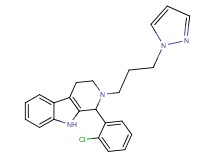1-(2-chlorophenyl)-2-[3-(1H-pyrazol-1-yl)propyl]-2,3,4,9-tetrahydro-1H-beta-carboline