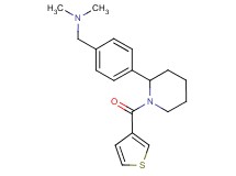 N,N-dimethyl-1-{4-[1-(3-thienylcarbonyl)-2-piperidinyl]phenyl}methanamine