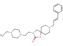 3-[2-(4-ethylpiperazin-1-yl)ethyl]-8-[(2E)-3-phenylprop-2-en-1-yl]-1-oxa-3,8-diazaspiro[4.5]decan-2-one