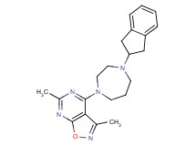 4-[4-(2,3-dihydro-1H-inden-2-yl)-1,4-diazepan-1-yl]-3,6-dimethylisoxazolo[5,4-d]pyrimidine
